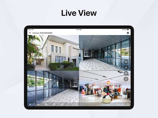 Giám sát camera rõ ràng