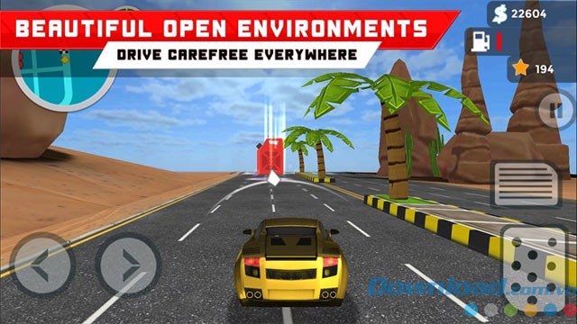 Môi trường đua 3D chân thực