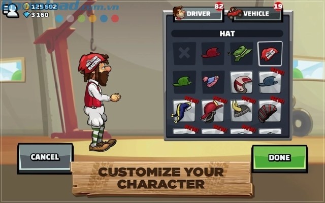 Tuỳ chỉnh tài xế của bạn cho thật ngầu