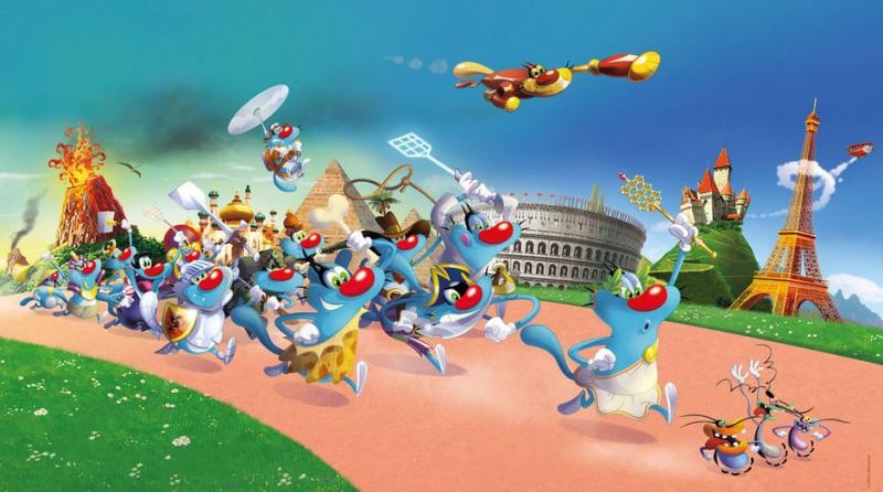 oggy and the cockroaches wallpaper 13