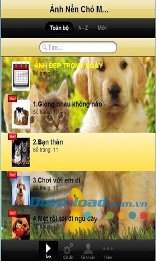 Hình nền thú cưng for Android