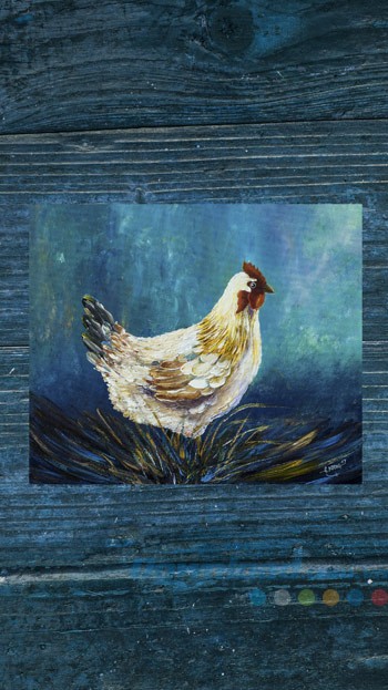 Hình nền Tranh Gà của Giang Phong