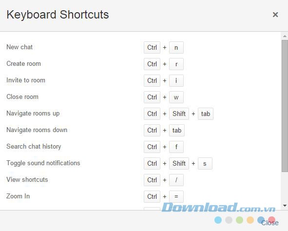 Sử dụng phím tắt để thao tác nhanh hơn