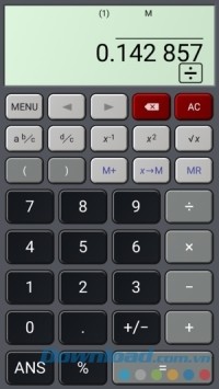 Làm toán trên HiPER Scientific Calculator cho Android