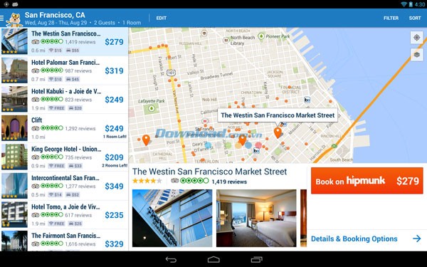 Hipmunk Hotels & Flights for Android