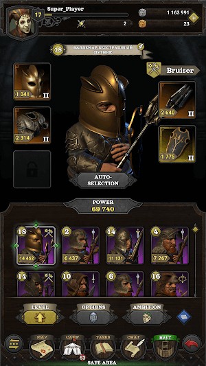 Tùy chỉnh và tăng cường anh hùng của bạn