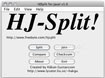 HJSplit for Java - Phần mềm chia nhỏ file