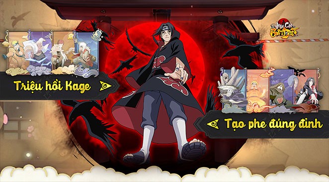 Triệu hồi Kage, tạo phe đúng đỉnh