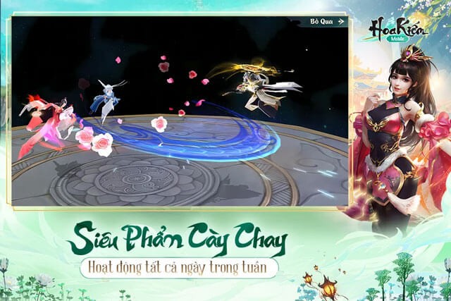 Tựa game nhập vai cày chay, hoạt động tất cả trong tuần