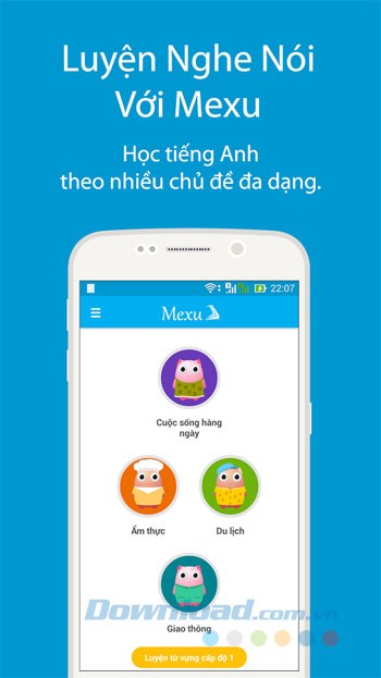 Luyện nghe nói với Mexu