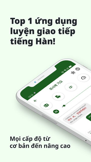 Ứng dụng luyện giao tiếp Tiếng Hàn
