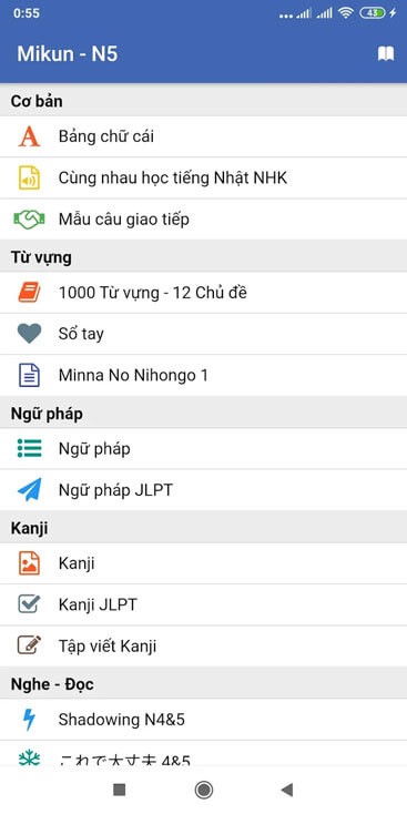 Học Tiếng Nhật trực tuyến