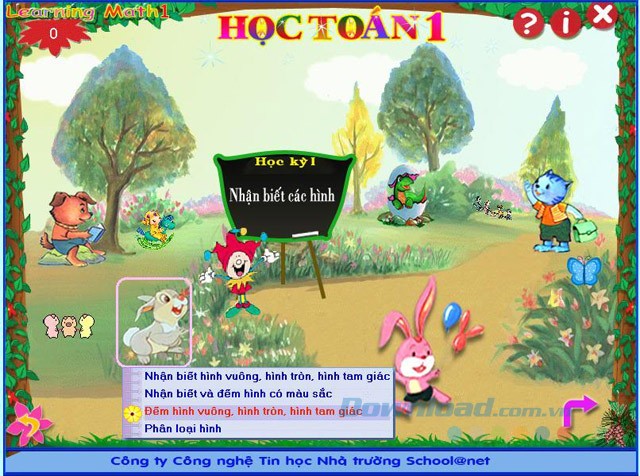 Nhận biết các hình