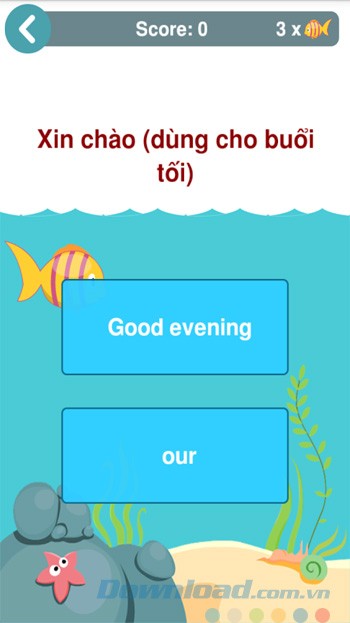 Chấm điểm học từ vựng