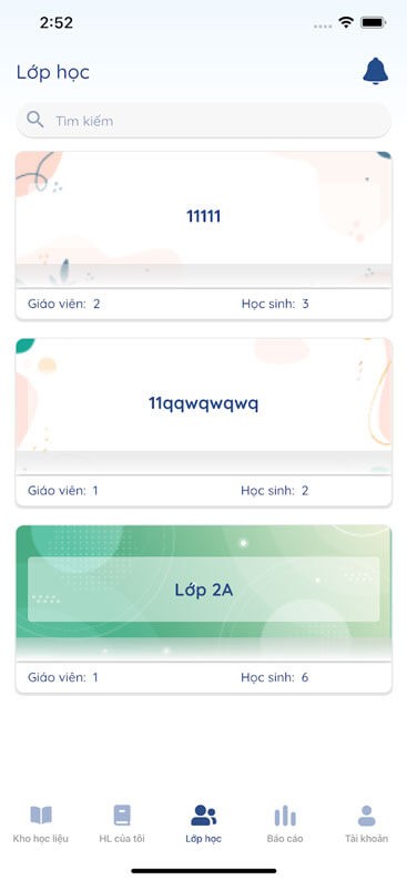 Lớp học online trên HocLieu