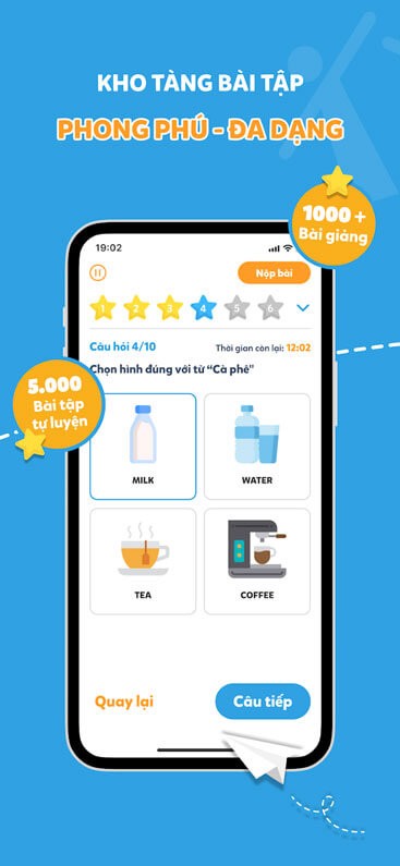 Kho bài tập phong phú, đa dạng