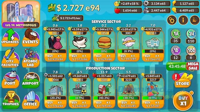 Đầu tư vào các ngành nghề khác nhau