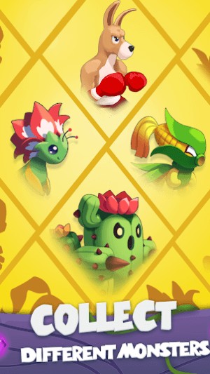 Thu thập quái thú khác nhau