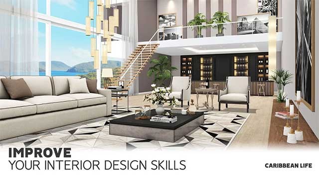 Thể hiện kỹ năng thiết kế nội thất của bạn trong Home Design: Caribbean Life