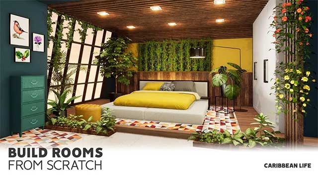 Nhiều tùy chọn thiết kế phòng và hàng ngàn món đồ nội thất DIY để lựa chọn