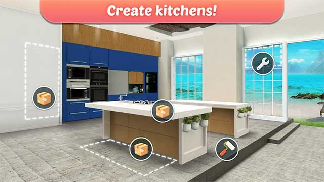 Thu thập tiền xu và phần thưởng để mua thêm nhiều đồ nội thất hơn