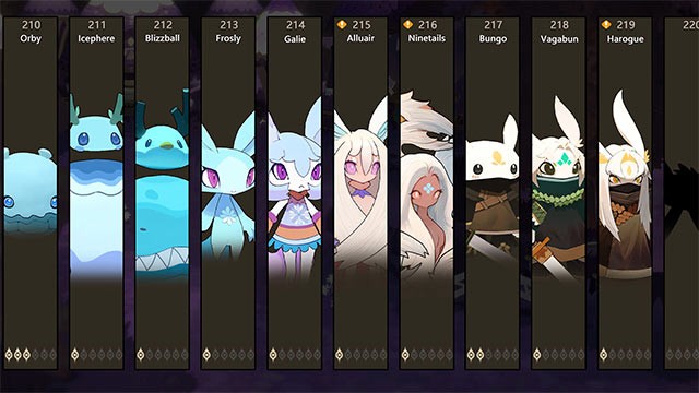 Khám phá hơn 300 loại Yokai với sức mạnh, khả năng khác nhau trong Yaoling: Mythical Journey game