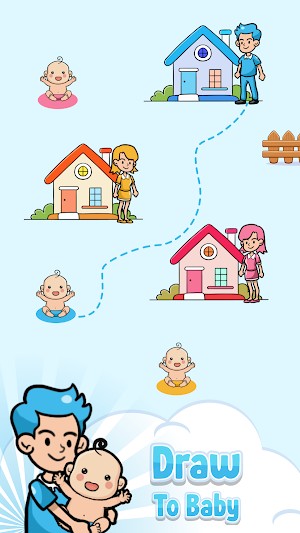 Vẽ đường để bố mẹ đến đón con của họ