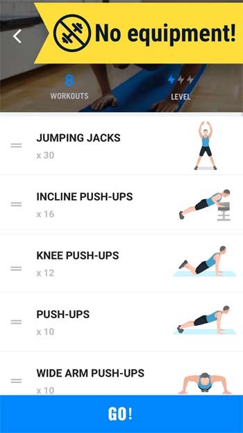 Tập thể dục thể hình mọi lúc mọi nơi không cần thiết bị