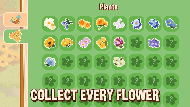 Thu thập các loài hoa khác nhau