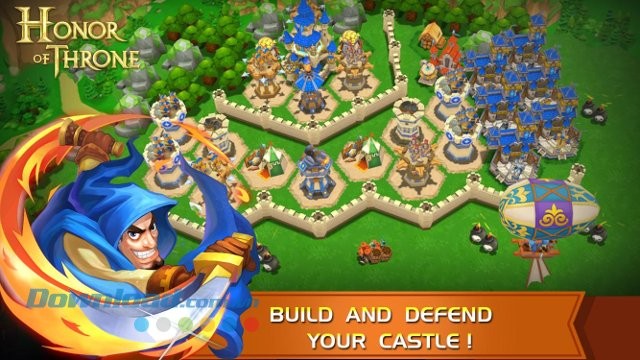 Xây dựng và bảo vệ vương quốc trong game Honor of Throne