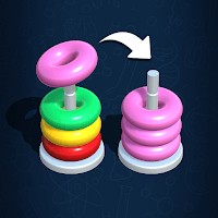 Hoop Sort Puzzle - Game Sắp Xếp Vòng Màu Sắc Gây Nghiện