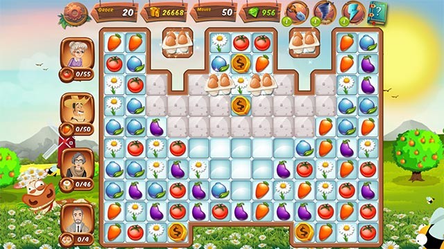 Bán nông sản qua những màn chơi xếp hình match-3 thách thức của Hope's Farm