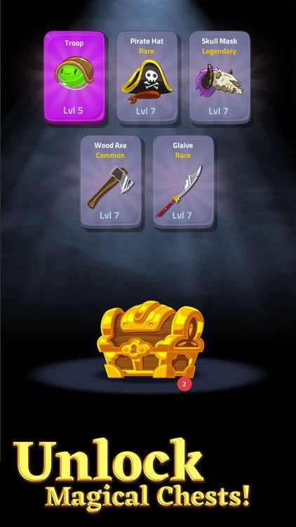 Mở khóa các rương kho báu để khám phá phần thưởng tuyệt vời