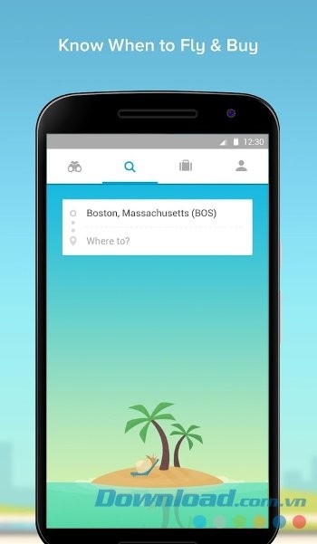 Chọn điểm xuất phá và điểm đến