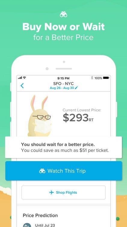 Biết được khi nào mua được vé với giá ưu đãi nhất