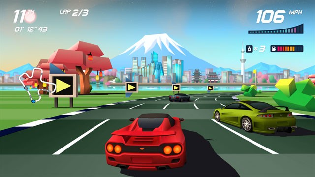 Game đua xe mạo hiểm Horizon Chase Turbo