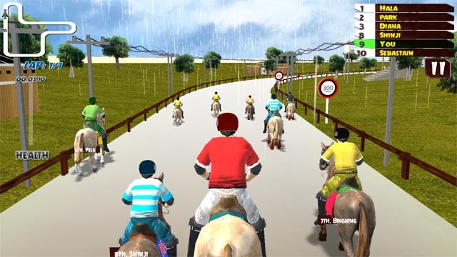 Game Horse Racing Rally sở hữu đồ họa 3D rực rỡ sắc màu