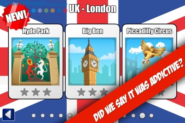 Thêm nhiều địa điểm mới