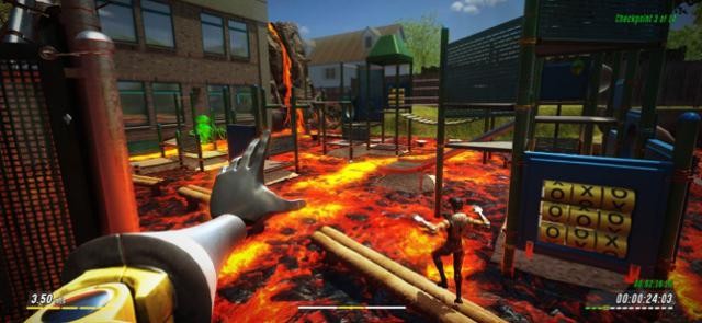 Nhảy Parkour một mình hoặc cạnh tranh với bạn bè