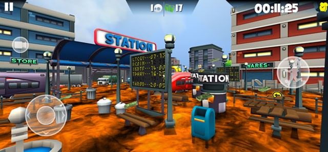 Khắp mặt đất bị bao trùm bởi dung nham