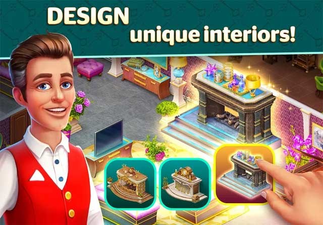 Lựa chọn giữa ba phong cách thiết kế khác nhau cho mỗi món đồ nội thất