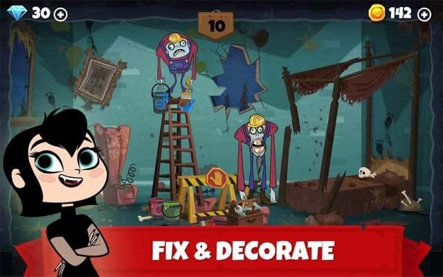 Sửa chữa và trang trí lại các căn phòng bị bầy sói phá hoại