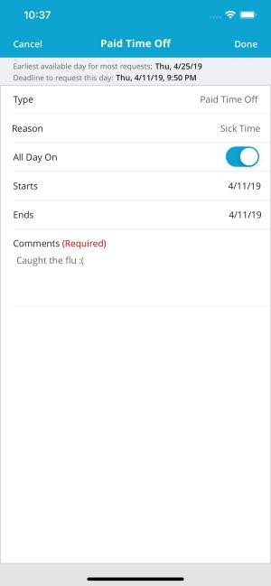 Đặt thông báo nhắc nhở