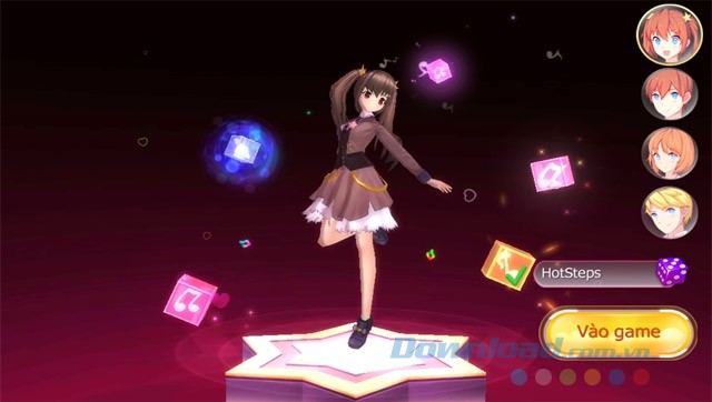 Giao diện game HotSteps