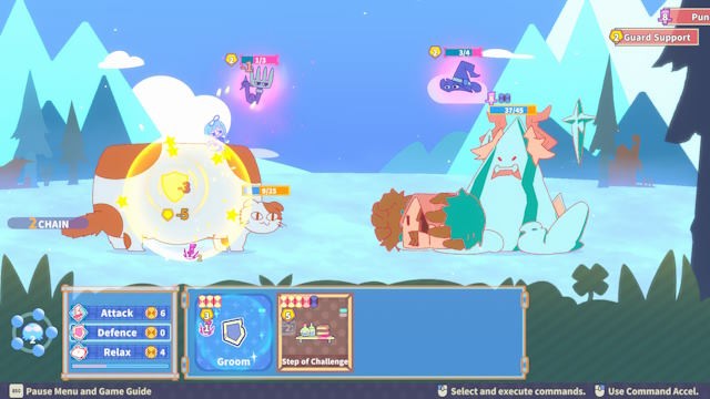 Các trận chiến trong Hounimal game sử dụng hệ thống thời gian chờ