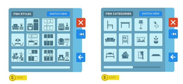 Chế độ xem theo phong cách mới cho cửa hàng game