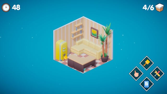 House Tidy là một trò chơi mô phỏng dọn dẹp đồ nội thất thư giãn