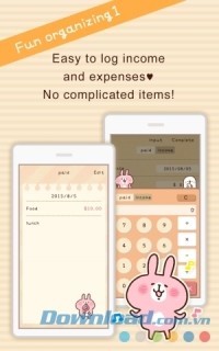 Ứng dụng quản lý chi tiêu Household Account Book cho Android