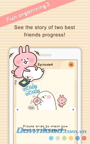 Đọc truyện về hai người bạn thân trên Household Account Book cho Android