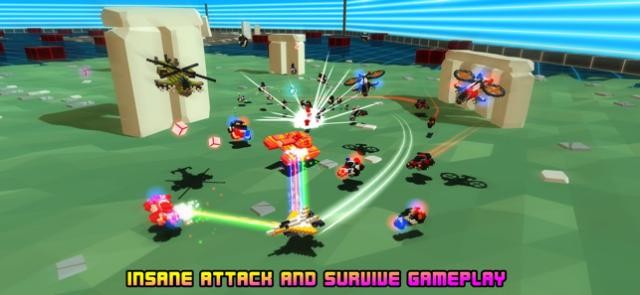 Game play sinh tồn và tấn công điên rồ